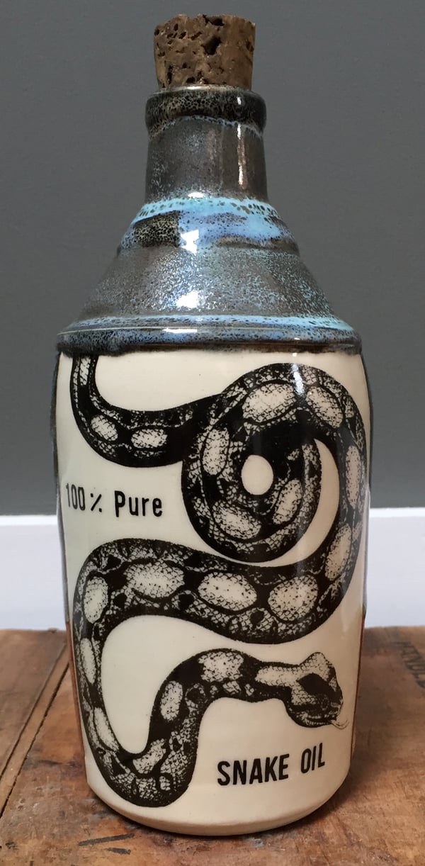 Image of Ceramic Bottle 34 - Pure Snake Oil