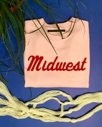 Image 3 of Midwest Unisex Flock Sweatshirt - Pink Edition