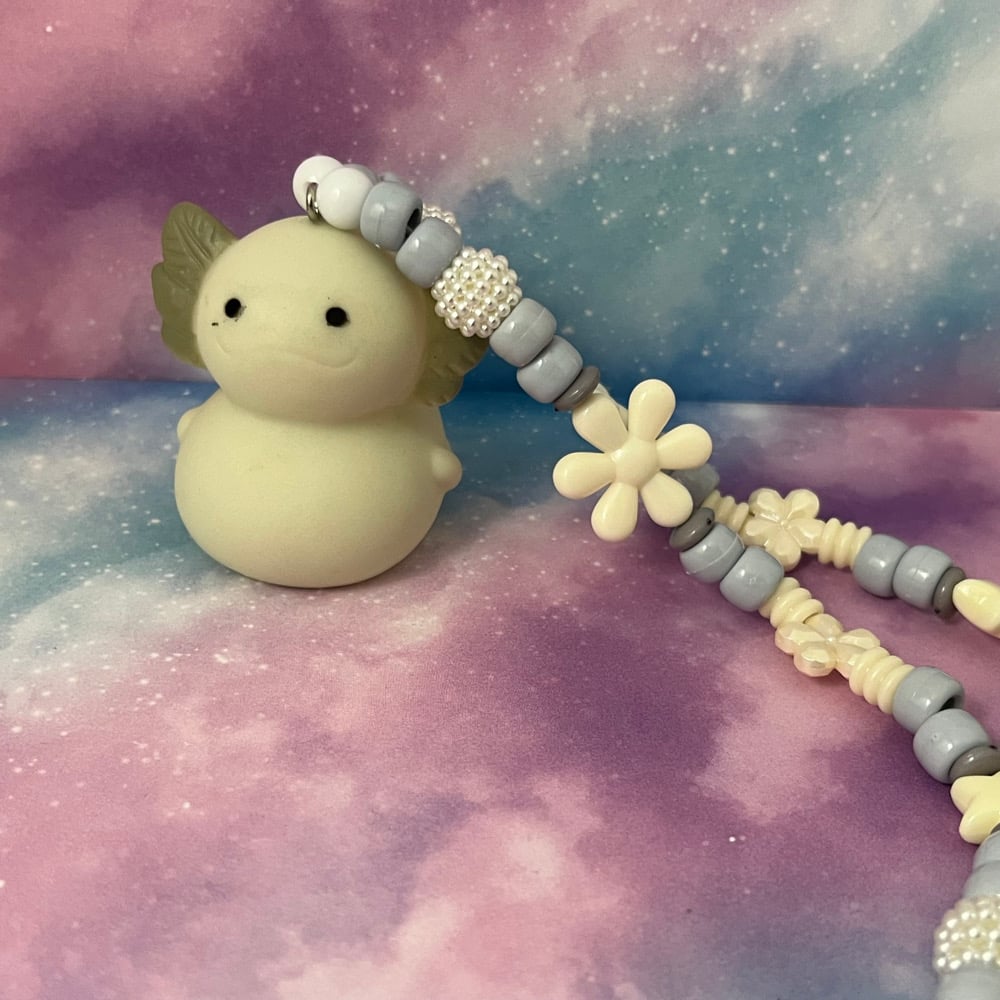 Image of Axolotl Kandi Necklace Collection Kawaii