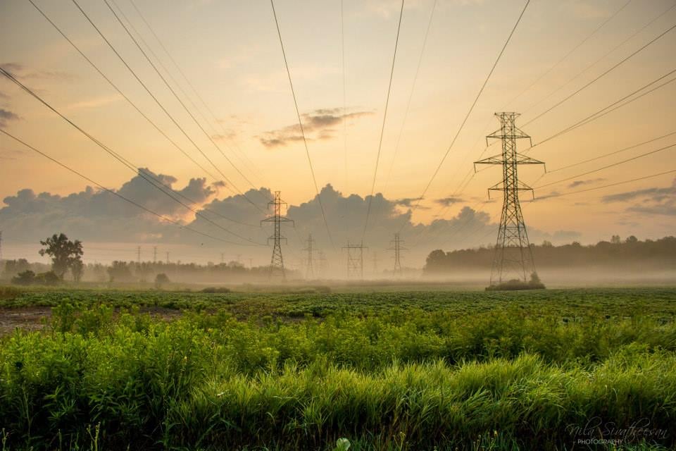 Image of Electric Sunrise - 20 x 30" Framed Print