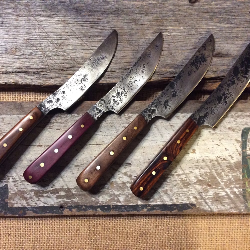 Image of Hand forged steak knives