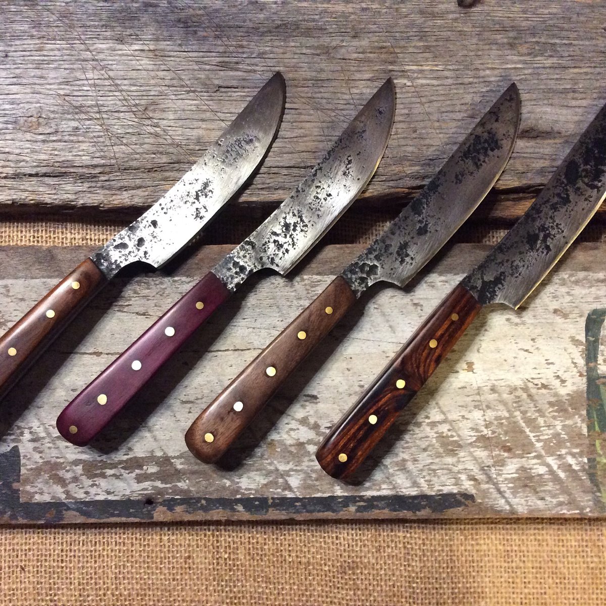 Hand Forged 4 Pcs Set Standard™ Steak Knives – The Standard Meat Club