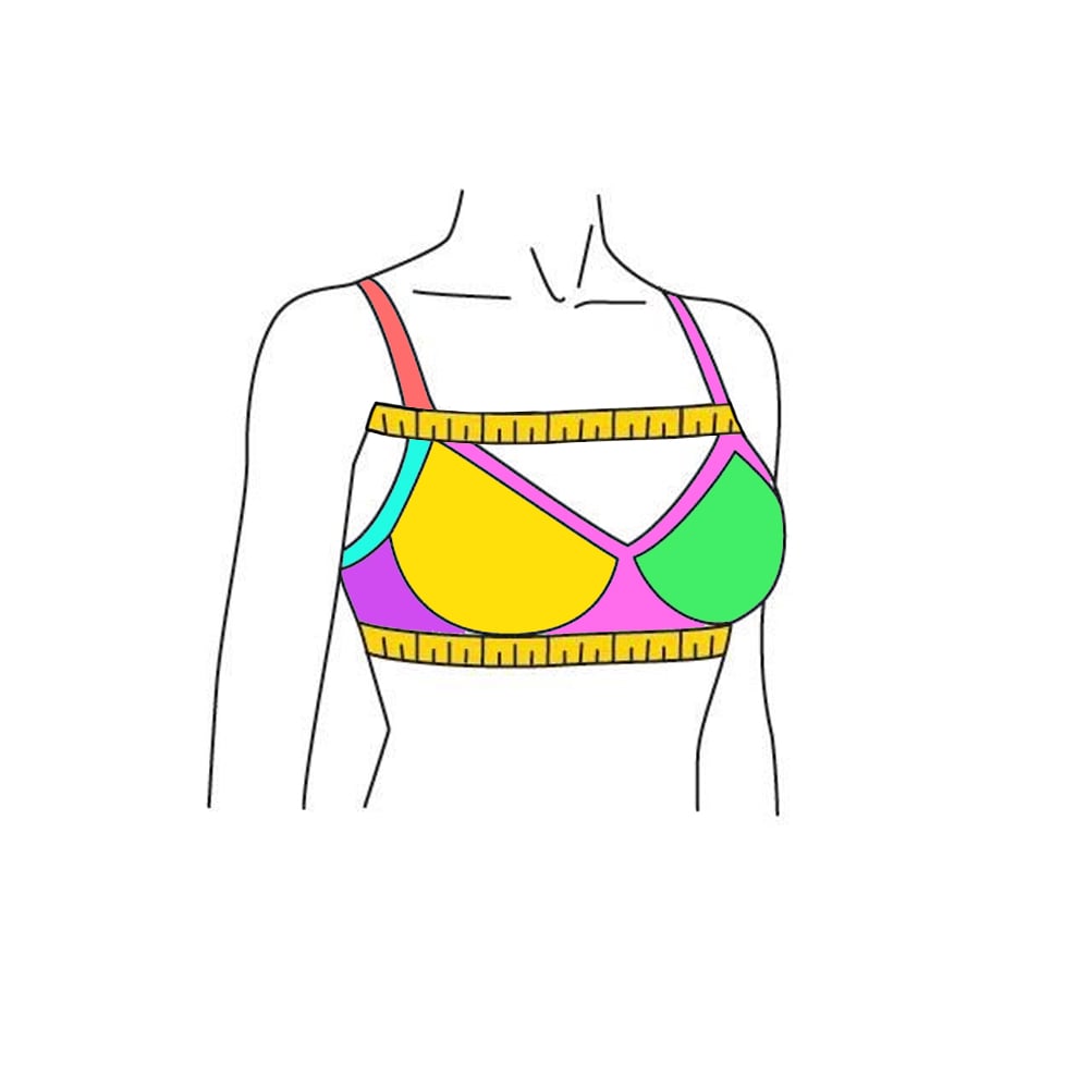 Image of Pink/Black Boob Tube