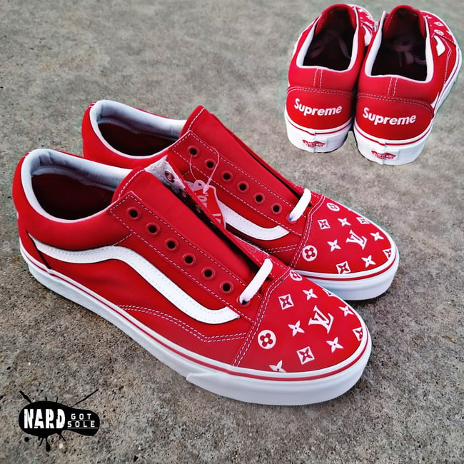 supreme custom shoes