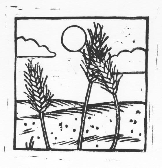 Image of Wheat Print