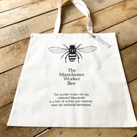 Image 1 of Manchester Worker Bee Cotton Bag