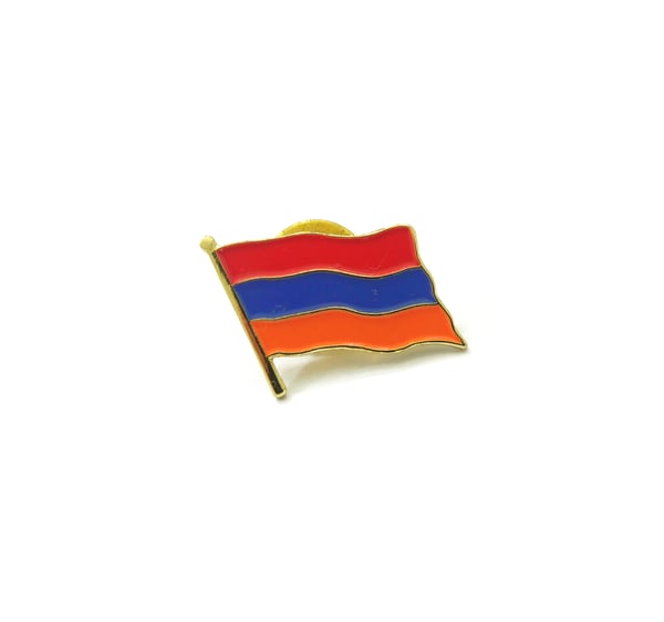 Image of Armenia flag lapel pin