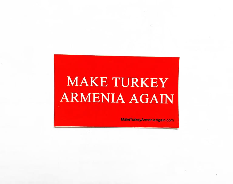 Image of Make Turkey Armenia Again sticker - Small