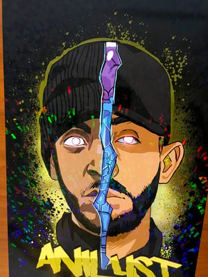 Image of HOLOGRAPHIC POSTER (FACE) *Special Edition*