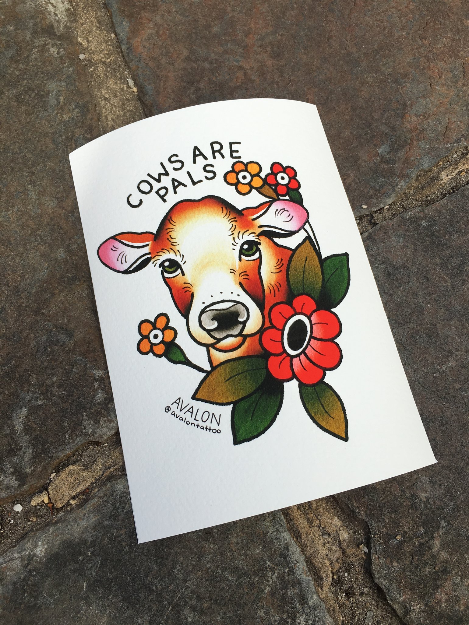 Image of Cows Are Pals Print