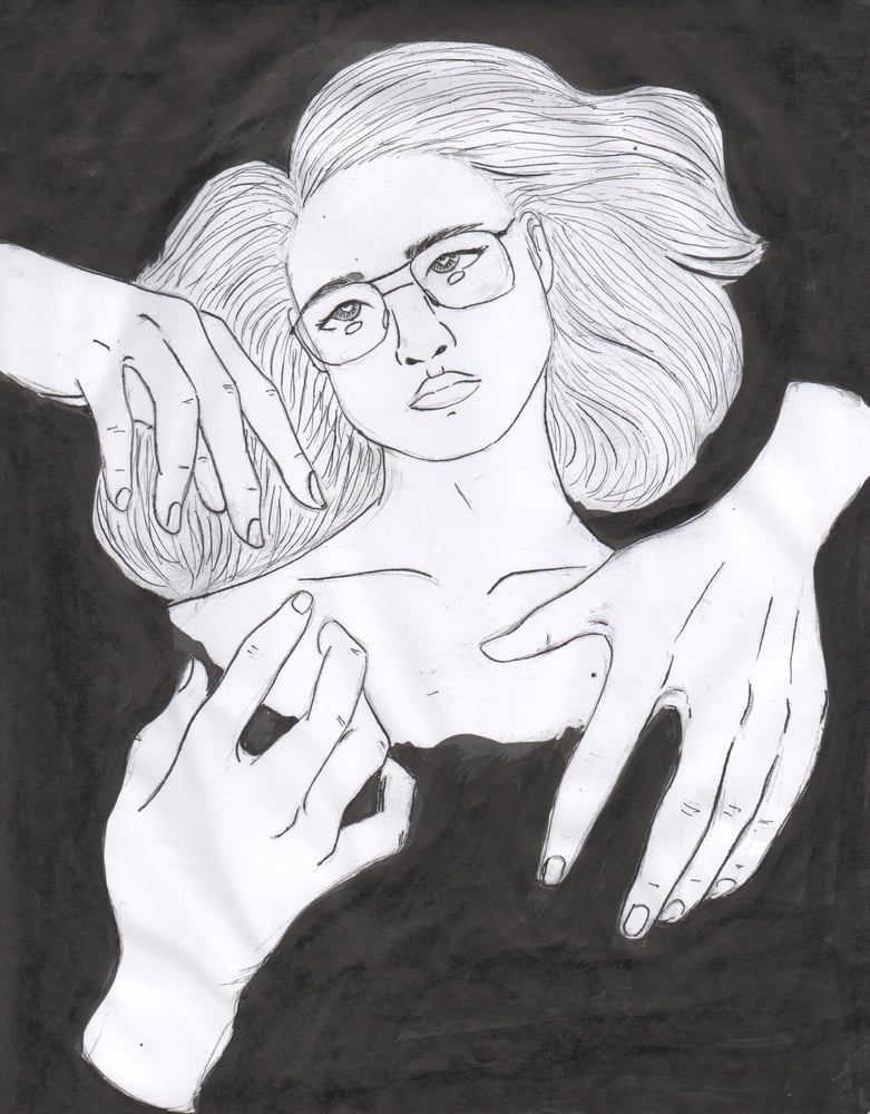 Image of not love but it feels good (bw)