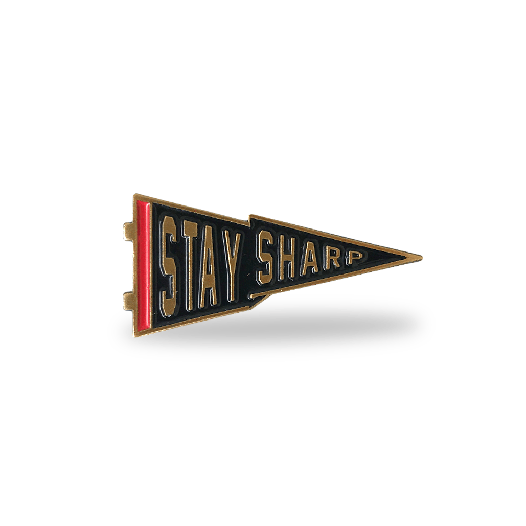 Image of Stay Sharp - Lapel Pin