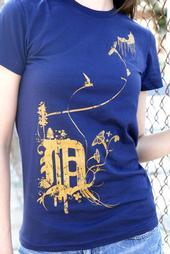 Image of Detroit "evolve" Orange/Navy Blue