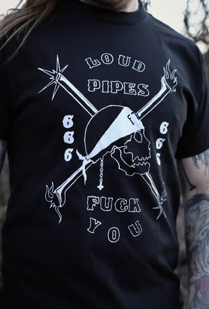 Image of Loud Pipes black shirt for men