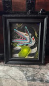 Sandworm Framed Canvas Print ( numbered and signed )