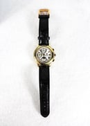 Image of Men's Festina Strata Moon Phase Chronograph Automatic Watch 18K Gold - White