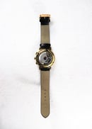 Image of Men's Festina Strata Moon Phase Chronograph Automatic Watch 18K Gold - White