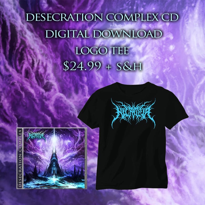 Image of Desecration Complex CD + Digital Download + Logo Tee