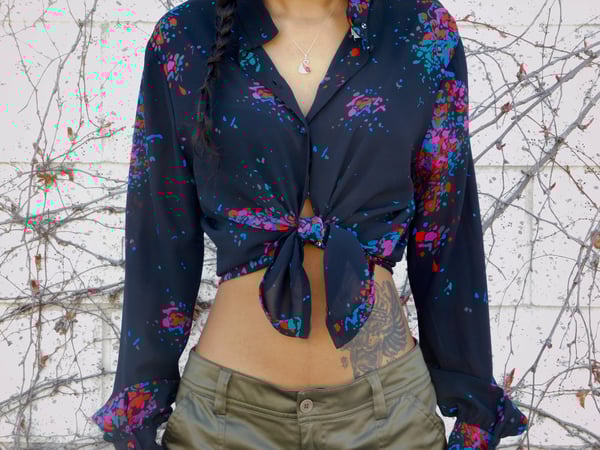 Image of Floral Finesse Top