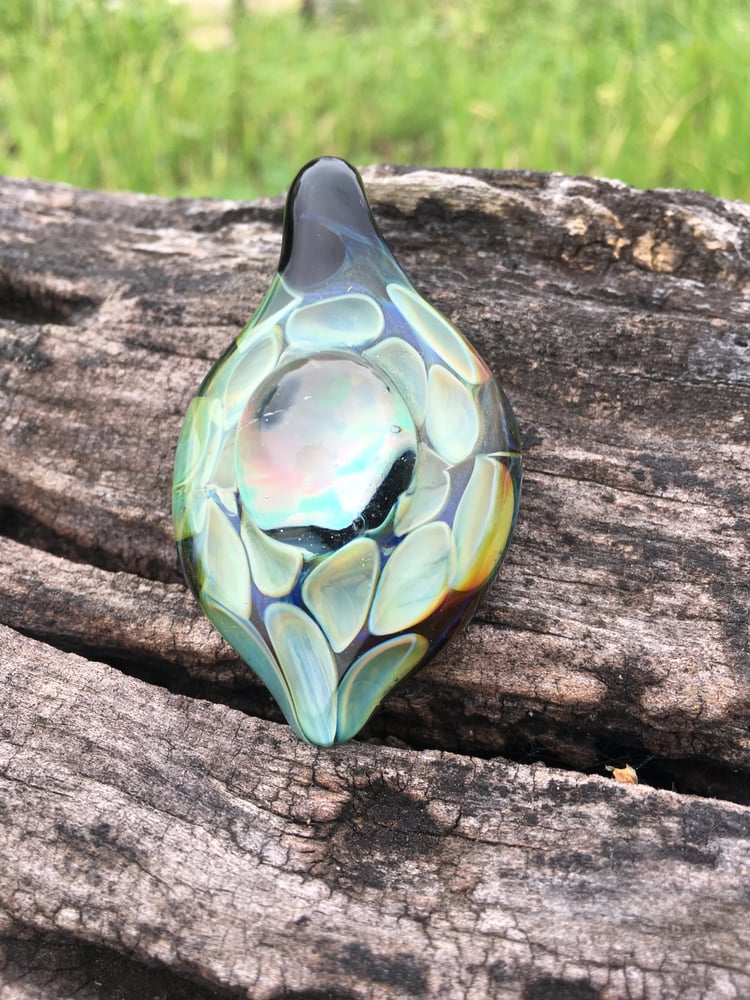 Image of Heart of Opal Spotted Pendant