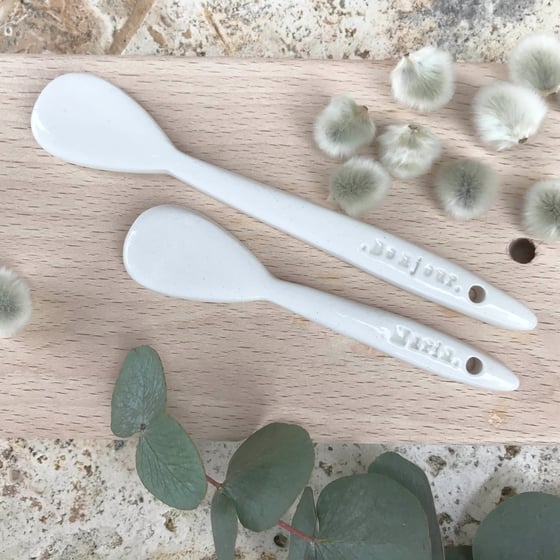 Image of Touillette à café//thé à message