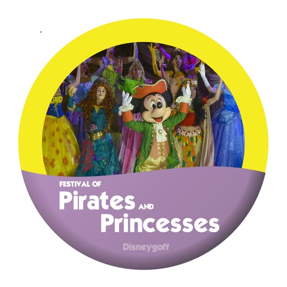 Image of Festival of Pirates & Princesses - Button Bades