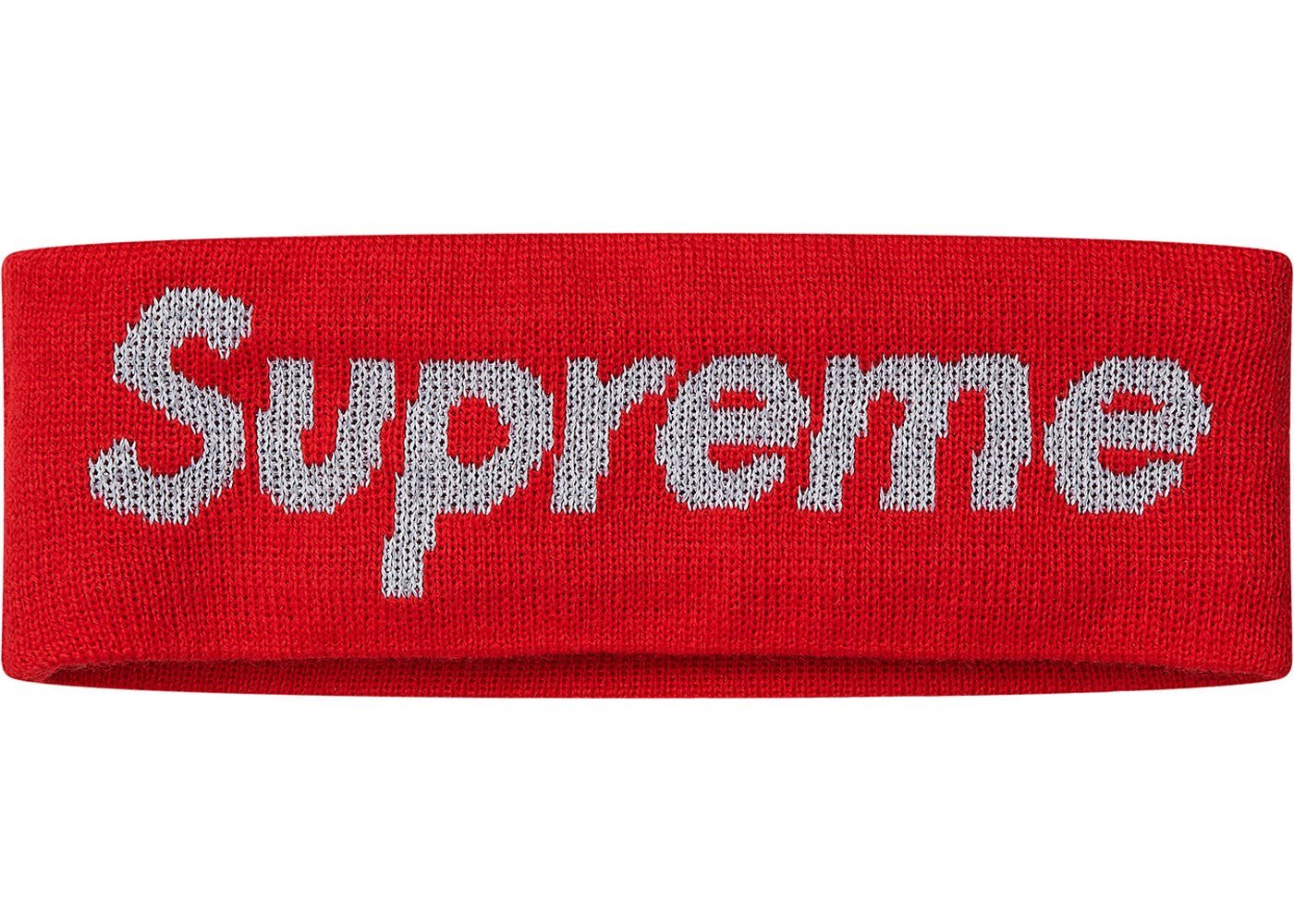 HeadBand Supreme reflective logo Hype memeast