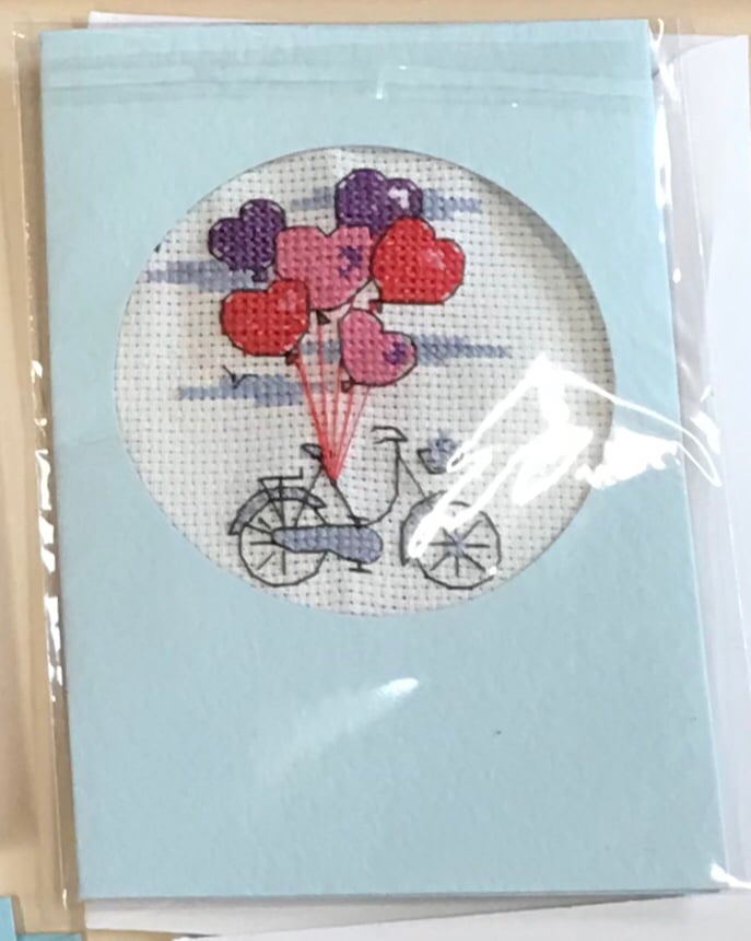 Image of Vintage bike greetings card