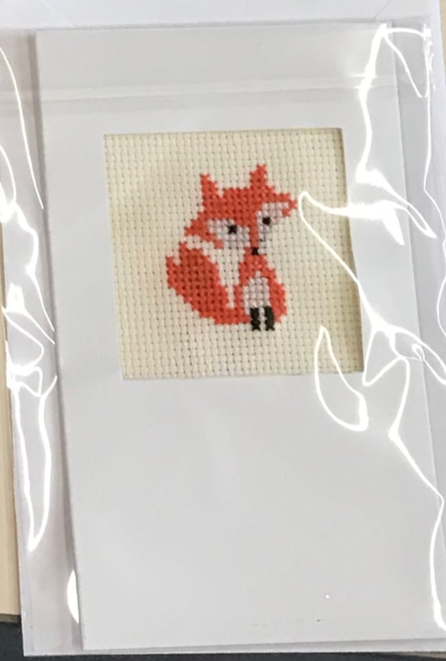 Image of Fox greetings card