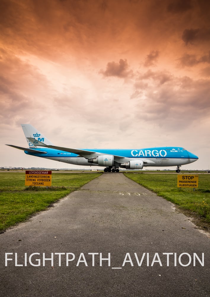 Image of KLM 747 Sunset - Limited Edition