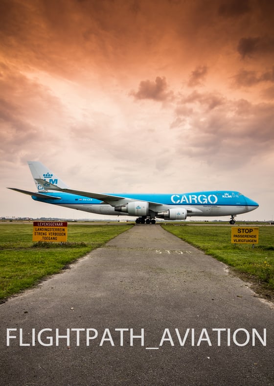 Image of KLM 747 Sunset - Limited Edition