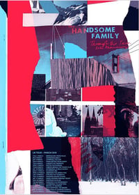 Handsome Family - Through the Trees 2018 UK Tour Poster