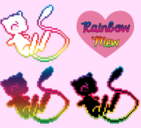 Image 4 of LE100 Rainbow Baby Cat Pin