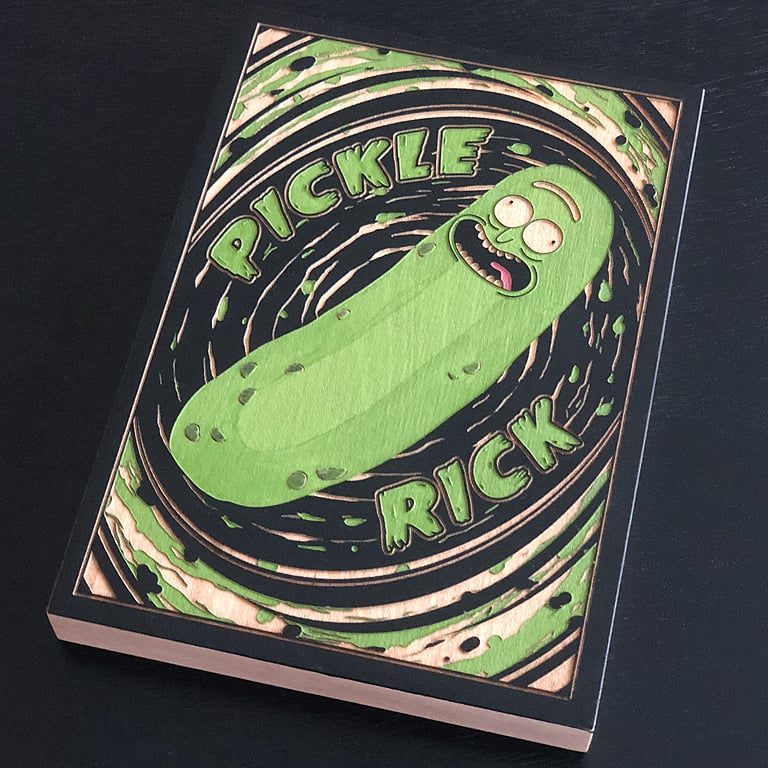 Pickle Rick SpaceWolf