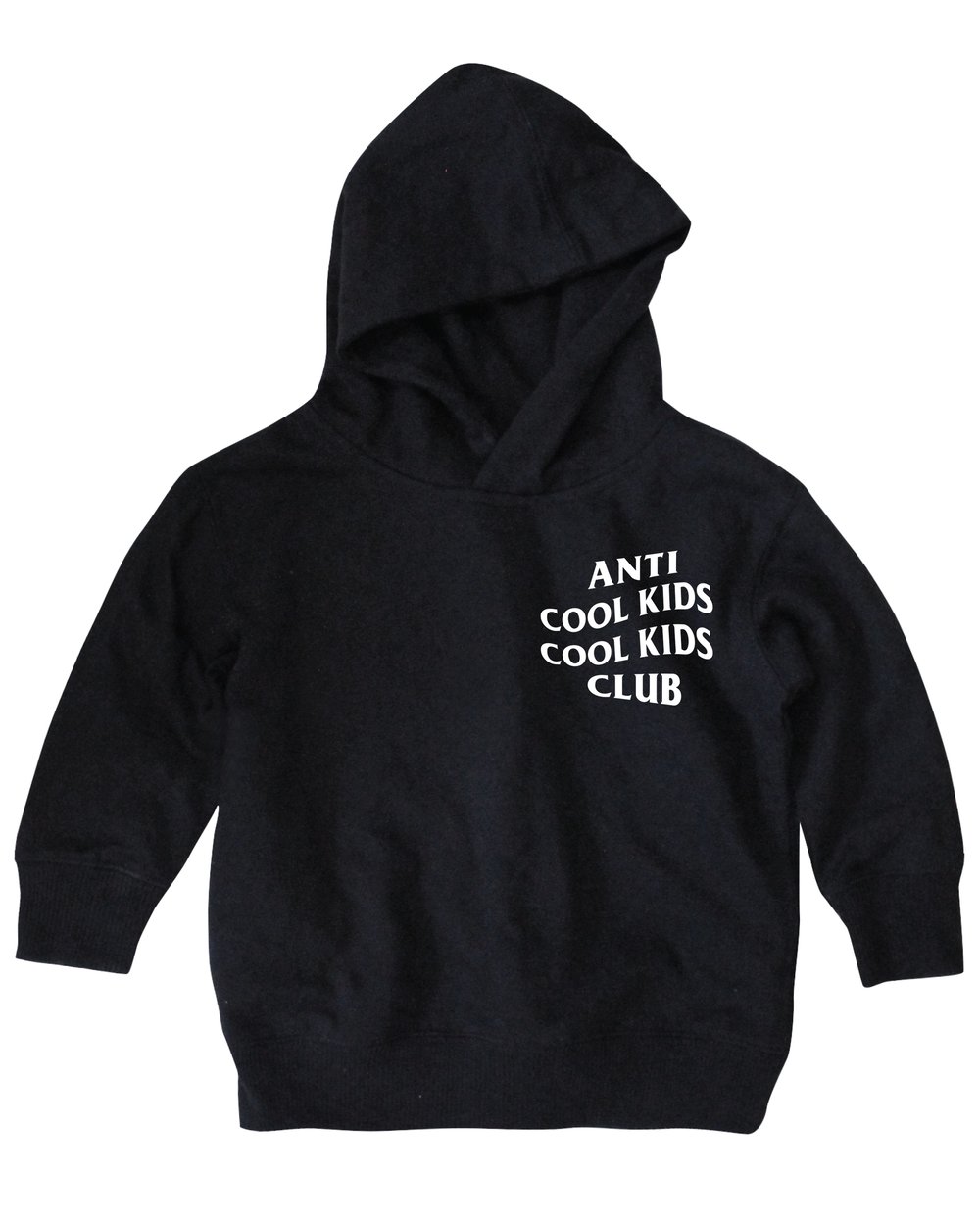 ANTI COOL KIDS HOODY BLACK