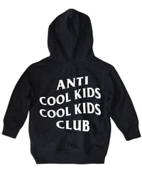 Image 2 of ANTI COOL KIDS HOODY BLACK