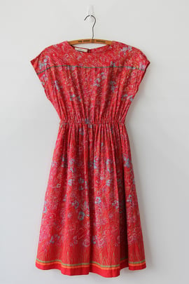 Image of SOLD Red Blooms Dress