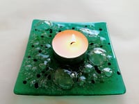 Image 3 of Emerald Swell Medium Candle Holder