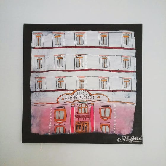 Image of The Grand Budapest Hotel Large Painting