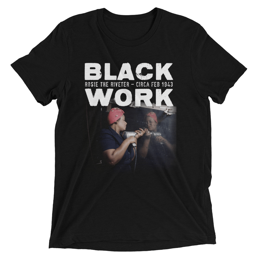 Image of Black Work - Rosie the Riveter 
