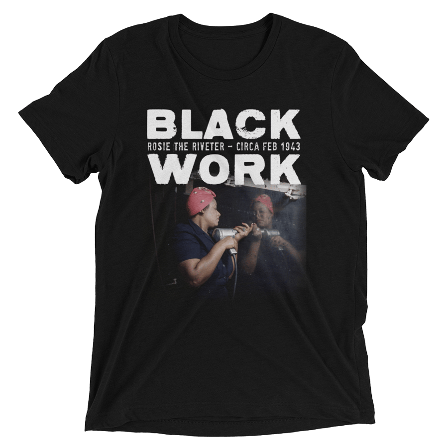 Image of Black Work - Rosie the Riveter 