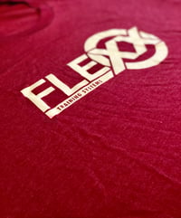 Image 1 of Men’s Maroon/White Flexx Tee