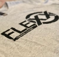Women's Heathered White/Black Flexx Tee
