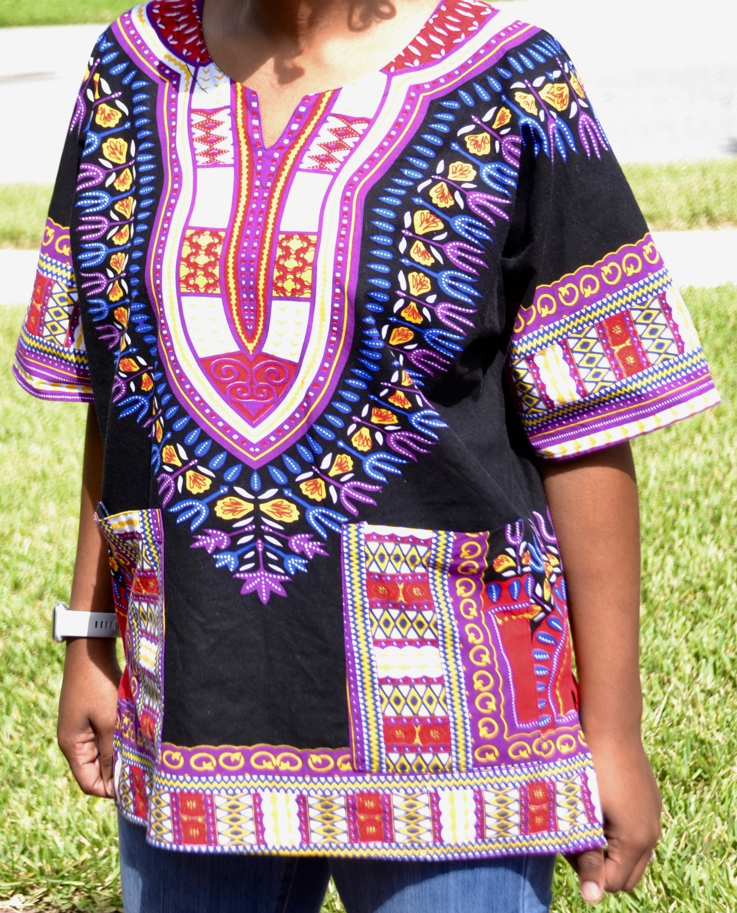 Image of Traditional Print Dashiki (Unisex)