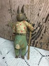German Style Spun Cotton Rabbit ornament "Otto"
