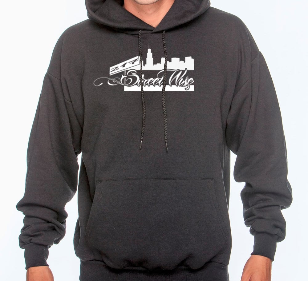 Image of Street Wise Hoodie Black