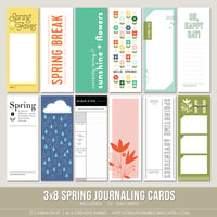 Image 1 of 3x8 Spring Journaling Cards (Digital)