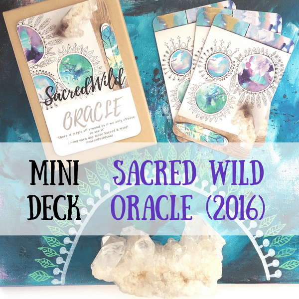 Image of Sacred Wild Oracle Deck - (mini deck)