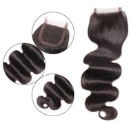 4x4 Free Part Body Wave Closure