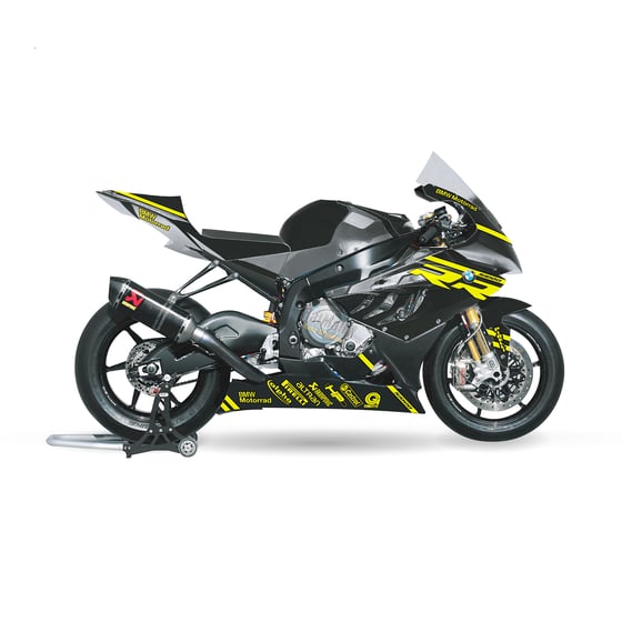 Image of Neon Winter Test Graphics pack. To fit BMW S1000RR or similar.